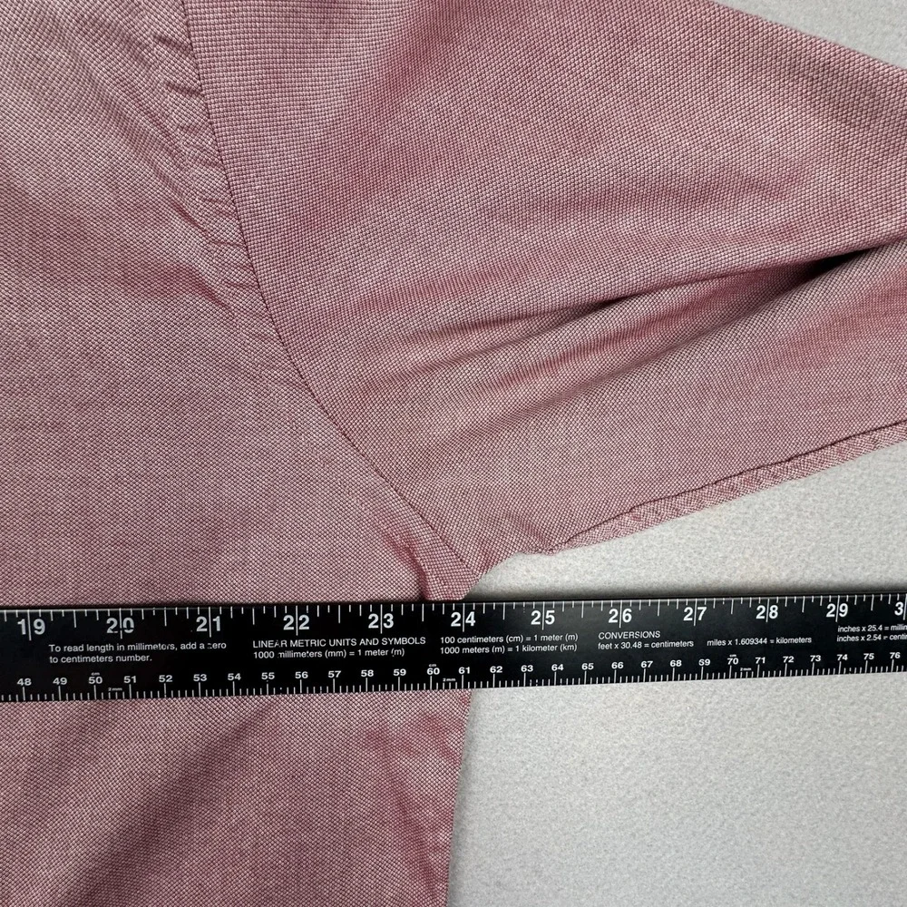 Tommy Hilfiger Dress Shirt Mens XL Slim Fit Cotton Long Sleeve Button Down